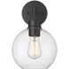 Basin 1 Light 13.1 inch Powder Coated Black Outdoor Wall Sconce